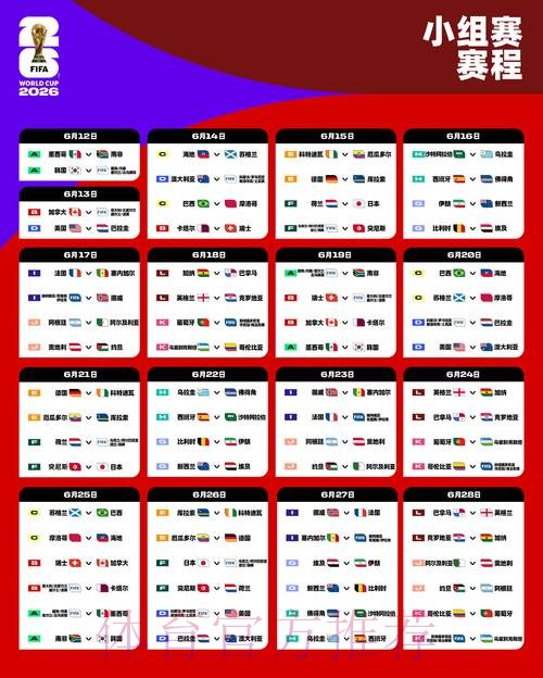 2026世界杯完整赛程实时更新高清直播在哪里看